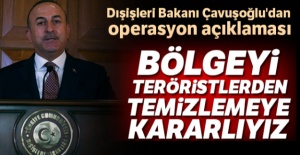 Dışişleri Bakanı Çavuşoğlu'dan operasyon açıklaması