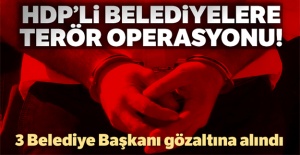 Diyarbakır'da HDP'li belediye başkanlarına terör operasyonu