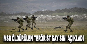 MSB, öldürülen terörist sayısını açıkladı