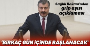Sağlık Bakanı'ndan grip aşısı açıklaması