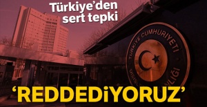Türkiye'den sert tepki