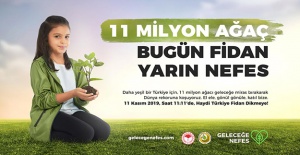 11 Kasım Milli Ağaçlandırma Günü oldu, ‘Geleceğe Nefes’ çifte rekora koşuyor
