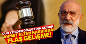 Ahmet Altan hakkında yeni gelişme