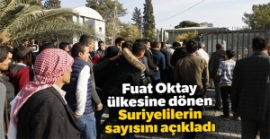 Fuat Oktay, ülkesine dönen Suriyelilerin sayısını açıkladı
