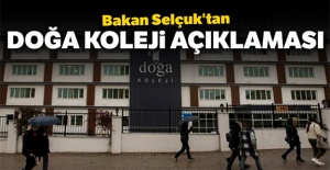 Bakan Selçuk'tan Doğa Koleji açıklaması