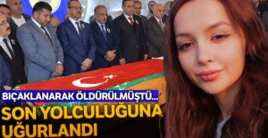 Bıçaklanarak öldürülen Ceren'e gözyaşı