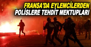 Fransa'da eylemcilerden polislere tehdit mektupları