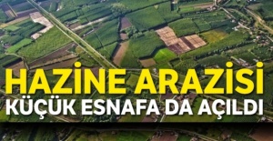 Hazine arazisi küçük esnafa da açıldı