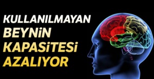 Kullanılmayan beynin kapasitesi azalıyor