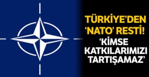 Türkiye'den 'NATO' resti!