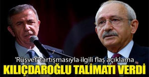 'Rüşvet' tartışmasıyla ilgili flaş açıklama!