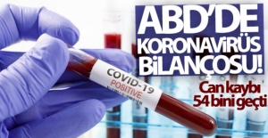 ABD'de korona salgınında can kaybı 54 bini geçti