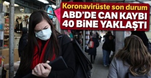 ABD'de koronavirüsten ölenlerin sayısı 39 bini geçti