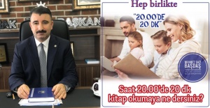 AK Partili Başkandan Örnek Davranış! Kitap Okuma Seferberliği başlattı