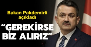 Bakan Pakdemirli'den flaş açıklama