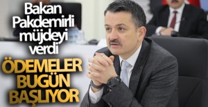 Bakan Pakdemirli müjdeyi verdi!