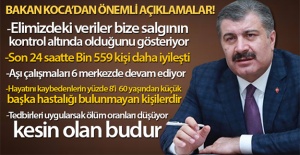 Bakan Koca'dan önemli açıklamalar