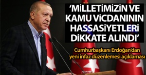 Cumhurbaşkanı Erdoğan'dan yeni infaz yasası değerlendirmesi