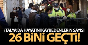 İtalya'da hayatını kaybedenlerin sayısı 26 bini geçti
