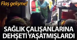 Korona virüs vakasına giden sağlık ekibine dehşeti yaşatan şahıslara dava