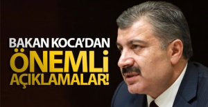 Sağlık Bakanı Fahrettin Koca'dan önemli açıklamalar