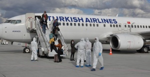 Yurt dışından Kars'a getirilen 104 Türk, karantinaya alındı