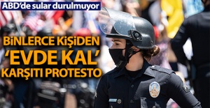 ABD'de binlerce kişiden ‘Evde Kal' karşıtı protesto