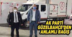 AK Parti Güzelbahçe’den Kan Bağışı Seferberliği