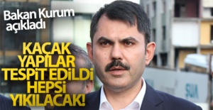Bakan Kurum'dan kaçak yapı açıklaması