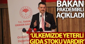 Bakan Pakdemirli açıkladı