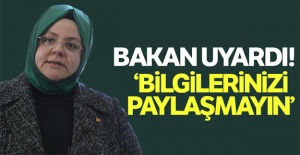 Bakan Zehra Zümrüt Selçuk uyardı