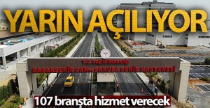 Başakşehir Çam ve Sakura Şehir Hastanesi yarın açılıyor