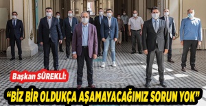 Başkan Sürekli’den sağlıkçılar ve esnafla bayramlaşma
