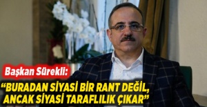 Başkan Sürekli’den Yücel’e yanıt!