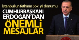 Cumhurbaşkanı Erdoğan'dan önemli mesajlar!