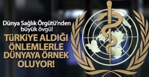 Dünya Sağlık Örgütü'nden büyük övgü!