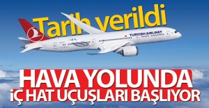 Hava yolunda iç hat uçuşları başlıyor