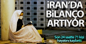 İran'da son 24 saatte korona virüsten 71 kişi öldü