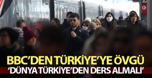 Korona virüs mücadelesinde Türkiye'ye büyük övgü