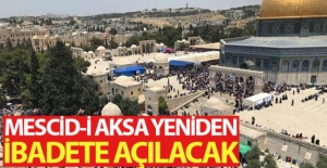 Mescid-i Aksa, yeniden ibadete açılacak