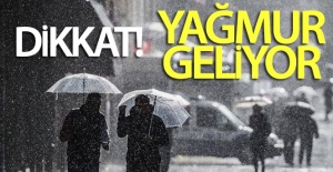 Meteoroloji'den yağış uyarısı!