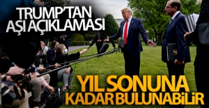 Trump'tan aşı açıklaması