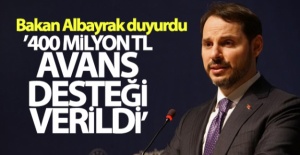 Bakan Albayrak açıkladı: 400 milyon TL'yi aştı