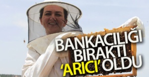 Bankacılığı bırakıp ‘arıcı' oldu