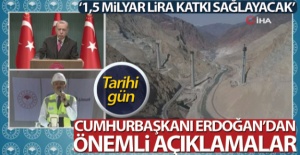 Cumhurbaşkanı Erdoğan: Yusufeli Barajı ekonomiye yılda 1,5 milyar TL katkı sağlayacak