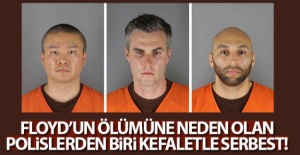 Floyd'un ölümüne neden olan polislerden biri kefaletle serbest
