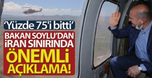 İçişleri Bakanı Süleyman Soylu'dan İran sınırında önemli açıklama