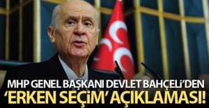 MHP Genel Başkanı Bahçeli: 'Erken seçim söylemi ayıplı bir tuzaktır, kirli bir tertiptir'