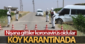 Nişana gittiler koronavirüs oldular