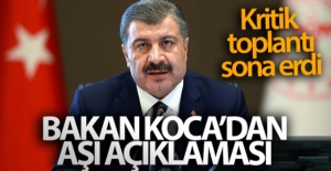 Sağlık Bakanı Koca'dan önemli açıklamalar